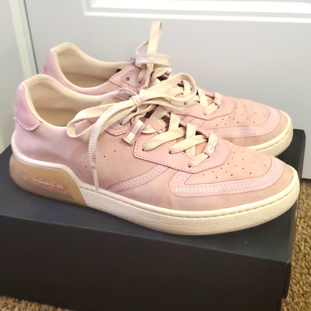 Pink Coach Citysole Sue Court Sneakers